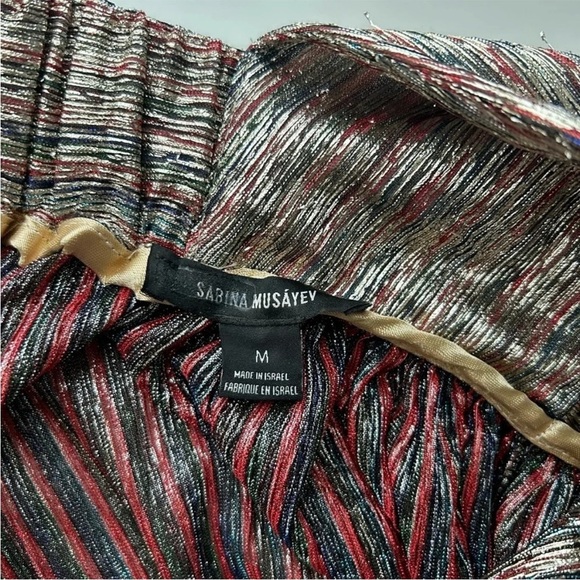 Sabina Musayev Roxana Metallic Mini Dress - Picture 11 of 12